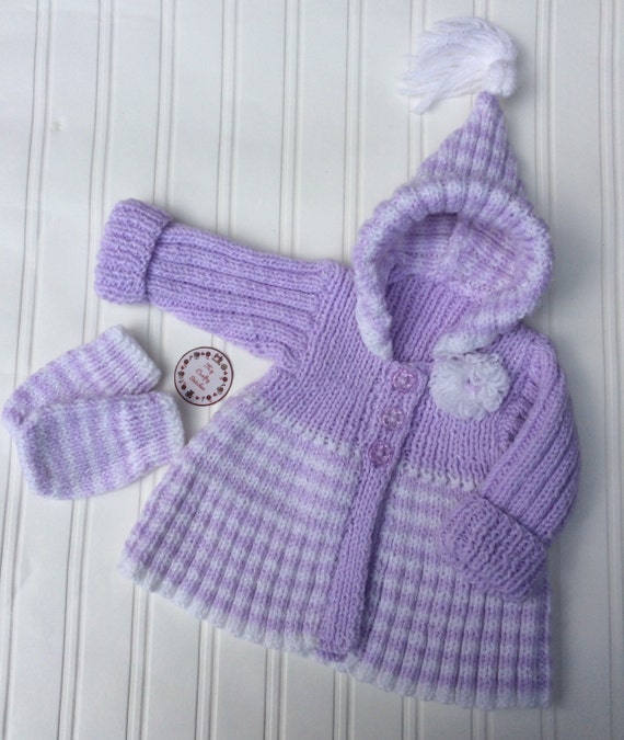 Baby cardigan baby sweater hand knitted baby by MyCraftyStitches Crochet sweater for baby