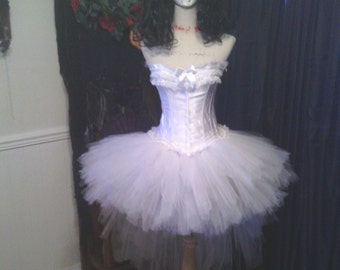 80's inspired, Madonna "Like A Virgin", Purge 3 ELECTION YEAR, 80's Prom, "TIFFANY" bride of Chucky, corset, corset costume, Custom made