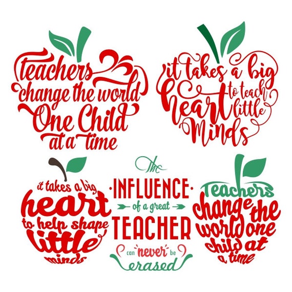Download Teacher Pack Cuttable Design SVG DXF EPS use with Silhouette