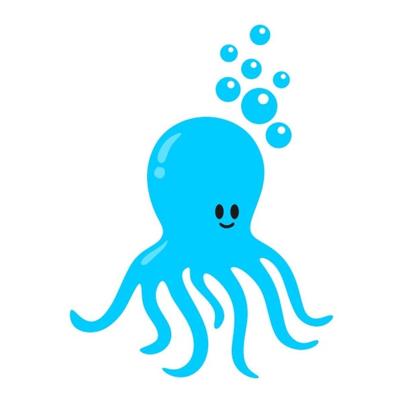 Download Octopus Sea Cuttable Designs SVG, DXF, EPS use with ...