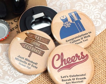 Classic Wedding Bottle Openers - Set of 24