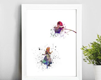 Alice In Wonderland Wall Art alice in wonderland wall art | etsy Alice In Wonderland Wall Art alice in wonderland wall art | etsy