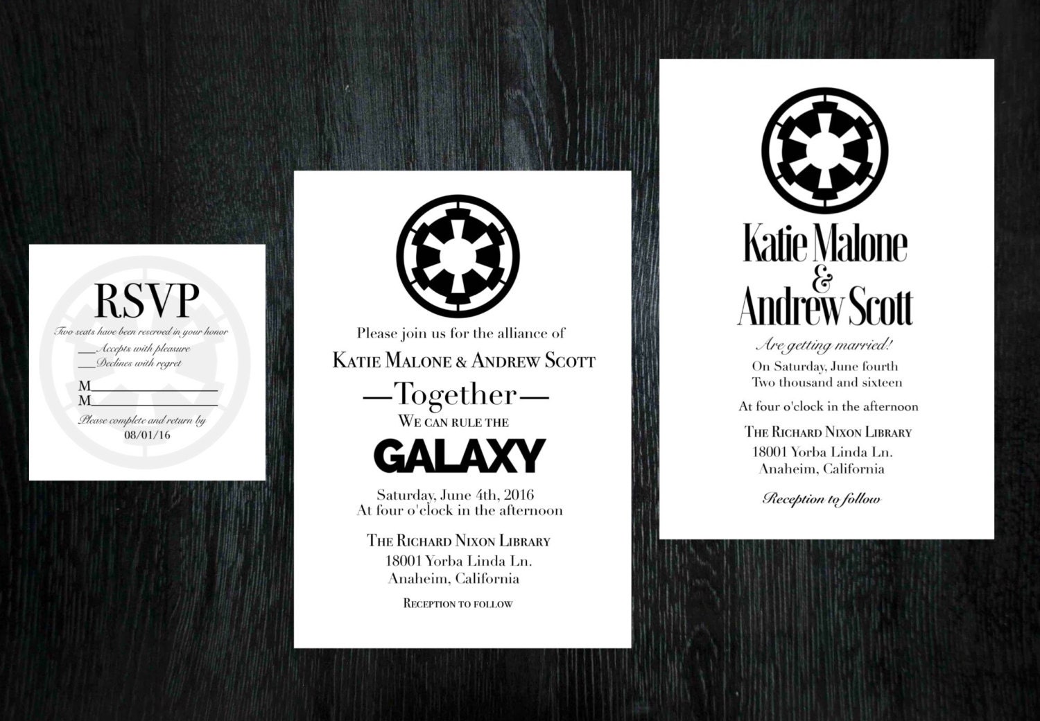 Star Wars Themed Wedding Invitations 8