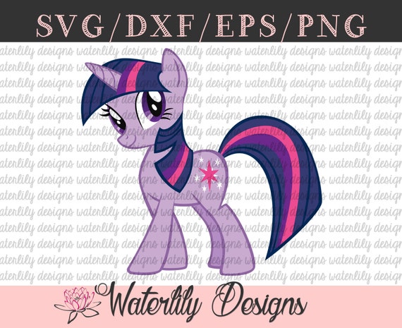 Download My Little Pony Twilight Sparkle SVG Cut File by WaterLilyBows