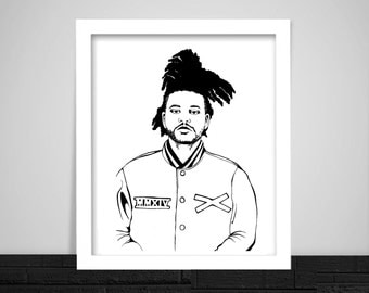 The Weeknd Print