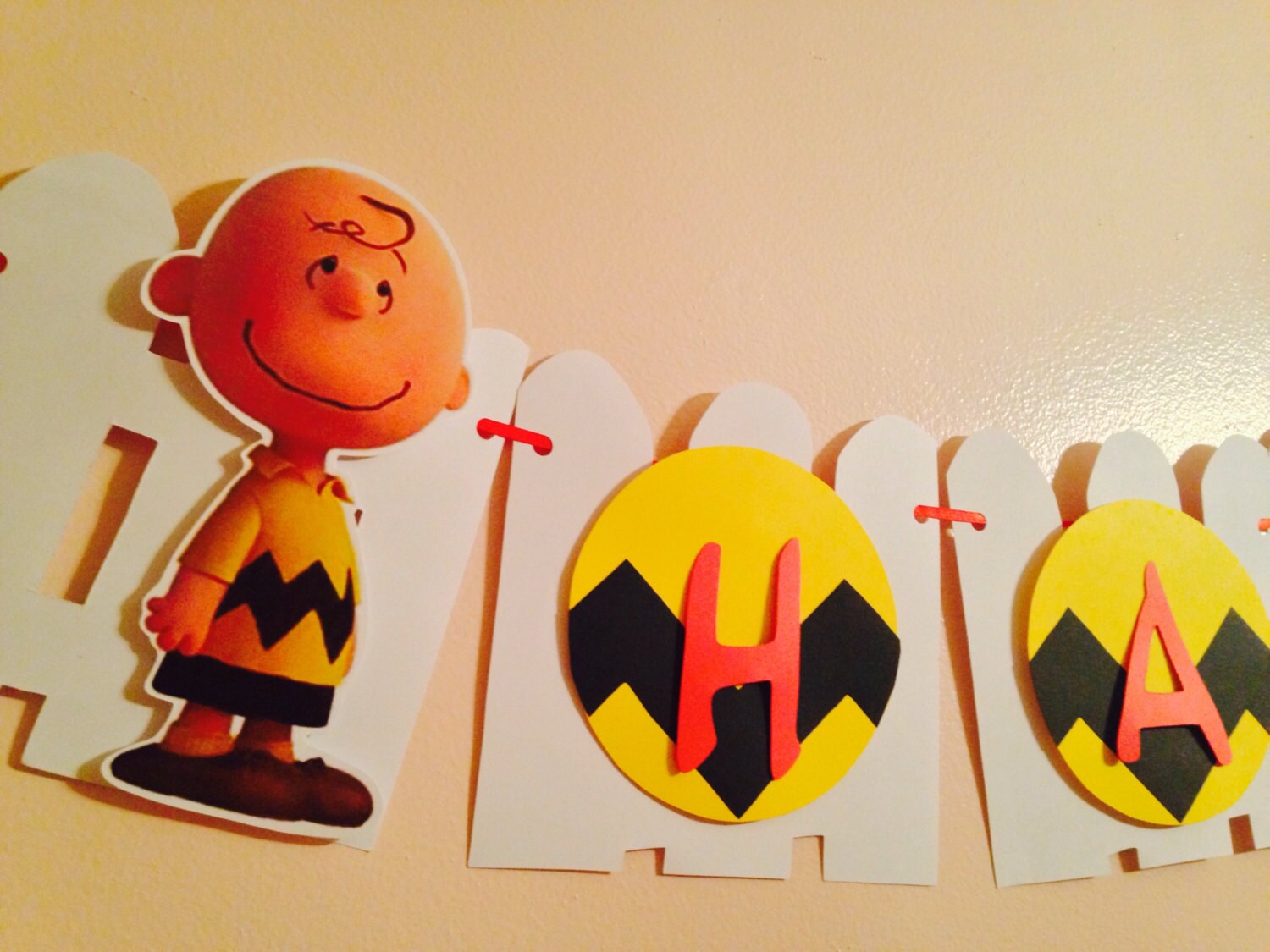 Charlie Brown Banner Peanuts Banner Birthday Banner