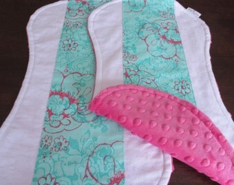 Burp Cloths: Woodland Collection - Fox Women