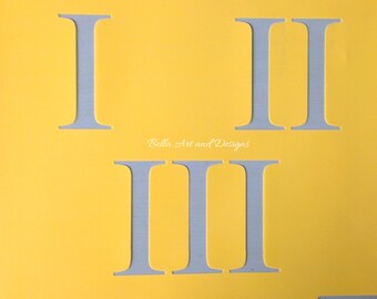 roman numeral stencil set i to x design 1 medium size free