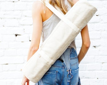 Eco Foyo natural yoga mat bag / Free Shipping