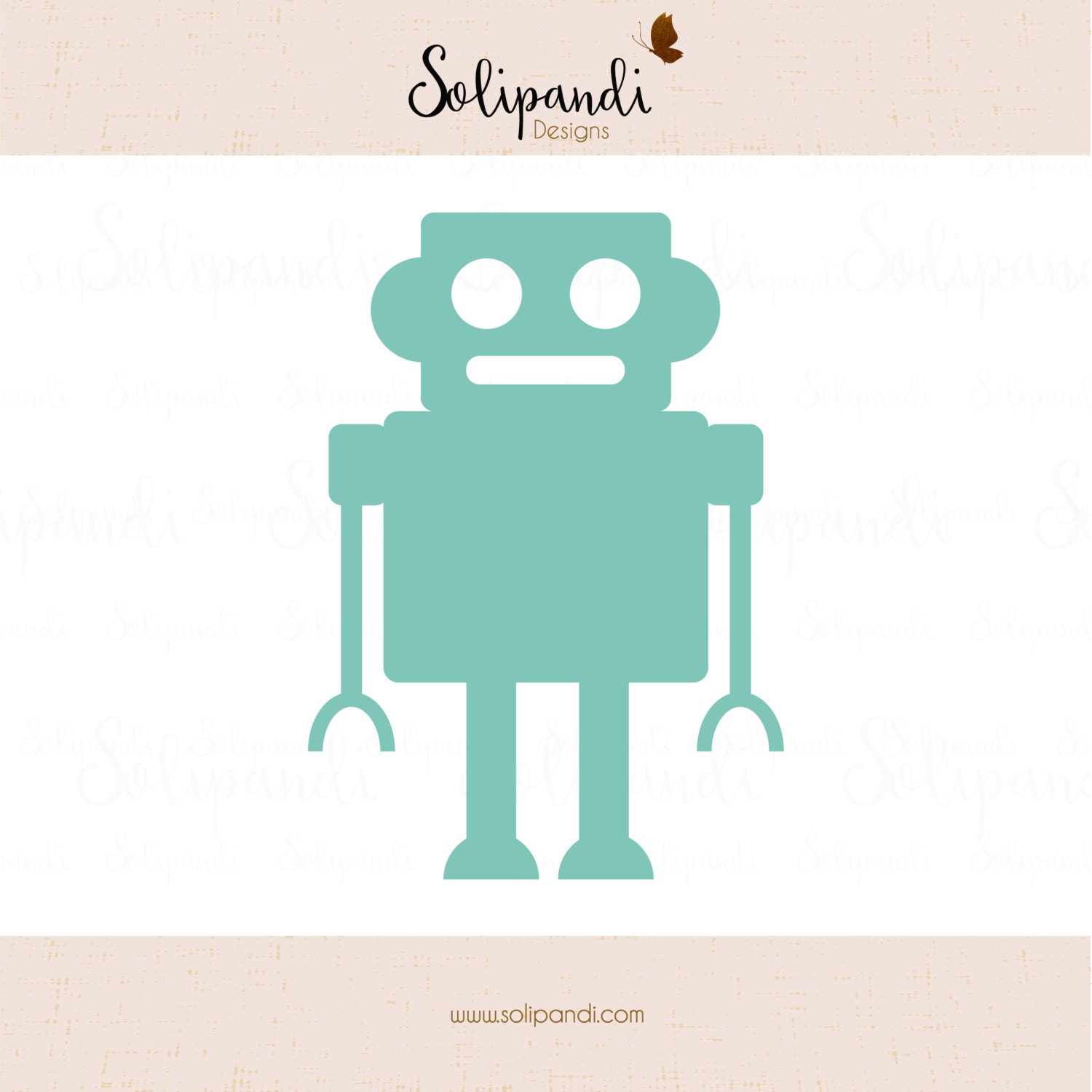 Download Robot SVG and DXF Cut Files for Cricut Silhouette Die Cut