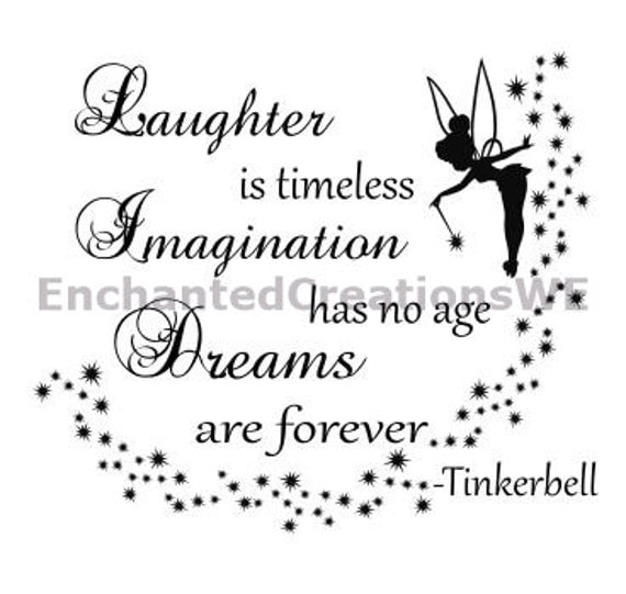 SVG file Tinkerbell: Laughter/Imagaination/Dreams
