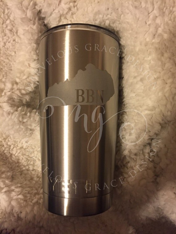 Items similar to Custom etched yeti on Etsy