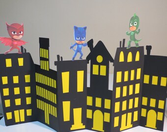 Disney PJ Mask Inspired Center Piece
