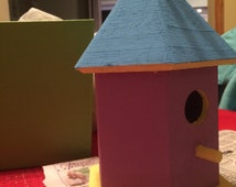 Popular items for painted bird houses on Etsy