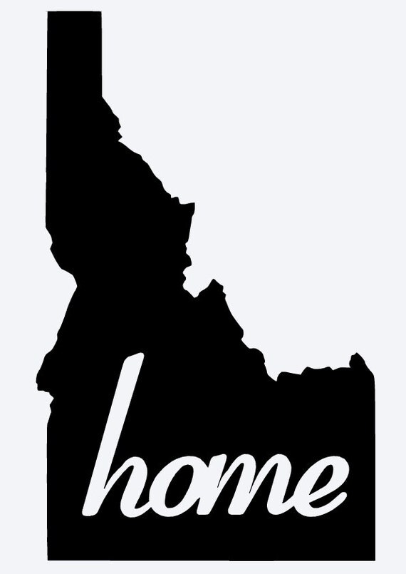 Idaho State Decal Home State Decal Wall Decal By Atimetocut