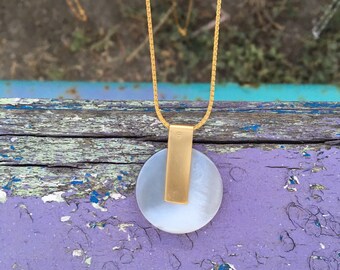 Mother pearl necklace, mother of pearl necklace for women, modern necklace, gold pendant necklace, long necklace gold filled necklace casual