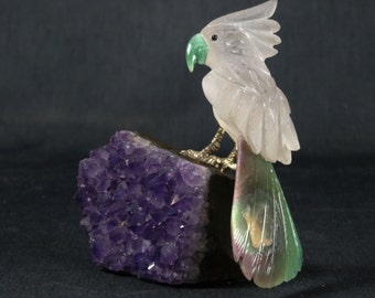 20% OFF Gemstone Bird Sculpture Large by GemstoneSculptures