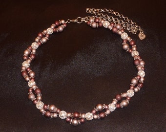 Beauté Asiatique - Asian Inspired Two-Tone Necklace
