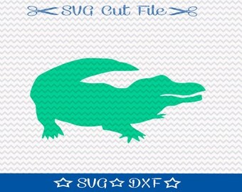 Alligator SVG File / SVG Cut File for Silhouette / Crocodile SVG / Reptile svg / Animal svg