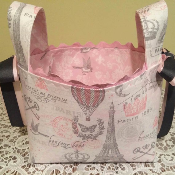 Paris Nursery Basket Baby Girl Nursery Basket Paris Baby