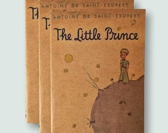The little prince book lover gift, travel journal, gifts for her, literary gift, writing journal, bookworm gift, pocket notebooks,
