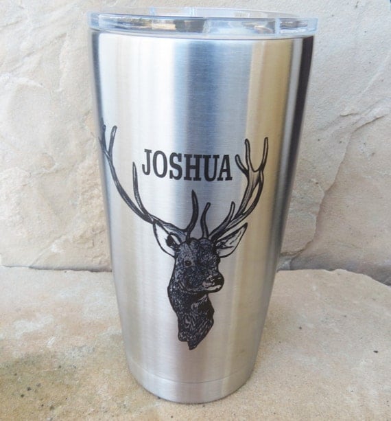 Laser Engraved 20 oz Yeti Yeti engraving by CravingEngraving