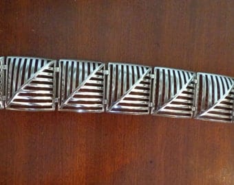 Georg Jensen "GRATES" No. 389 Sterling Silver Bracelet Book Piece