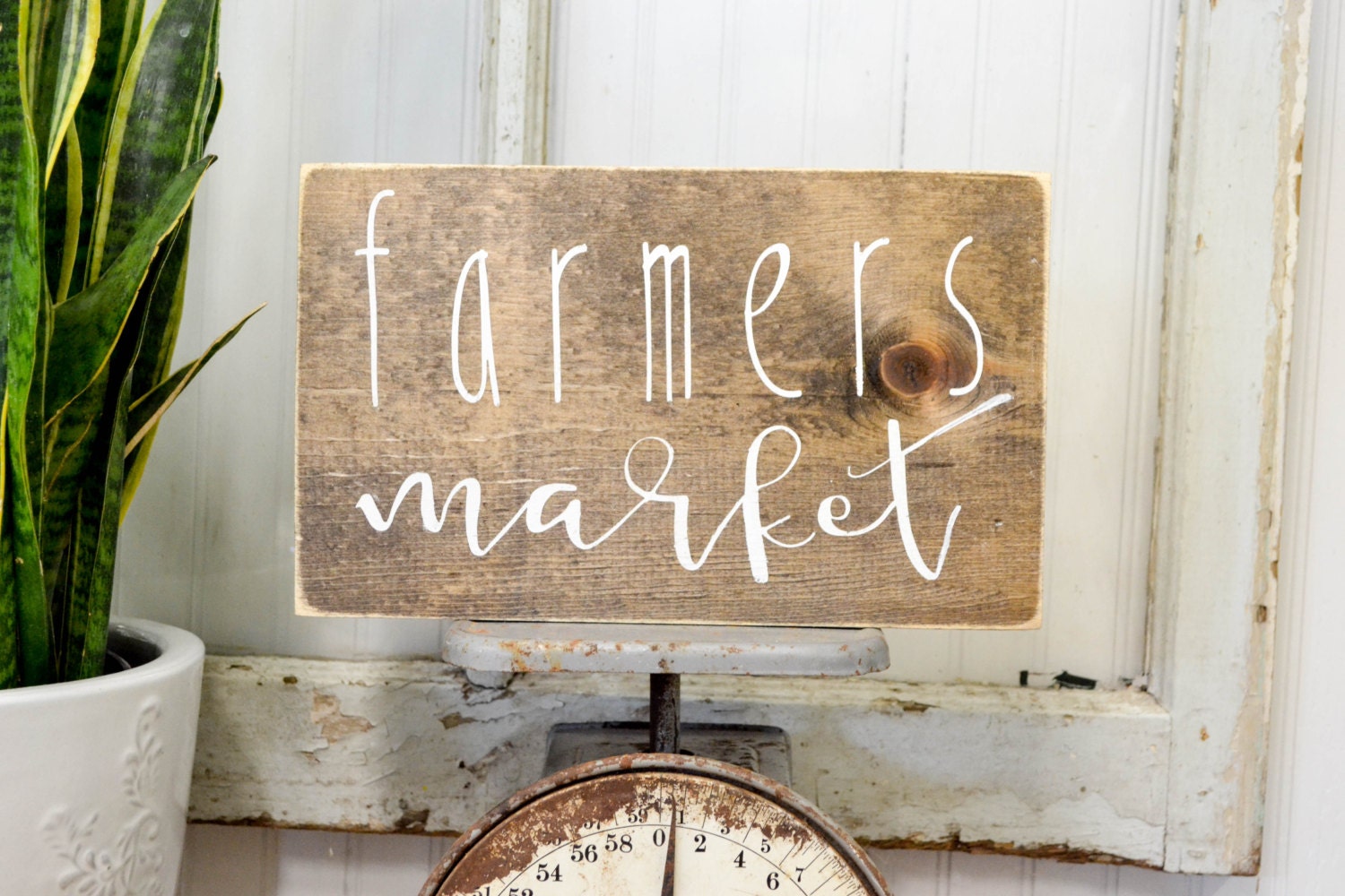 Download Farmers Market Rustic Decor Farmhouse Decor Wood Sign