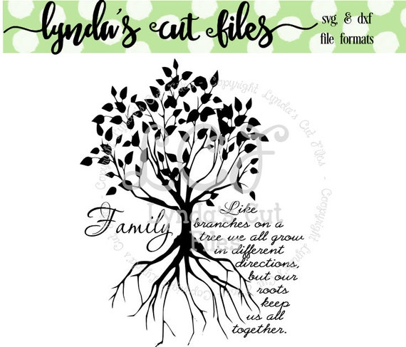 Download Family Tree SVG/DXF file by LyndasCutFiles on Etsy