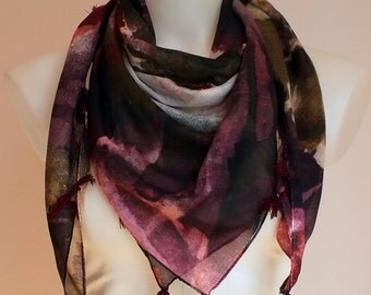 Fashion scarf Women fashion accessories Spring fashion Spring Scarf Spring accessories Soft scarf Colorful scarf Gift ideas