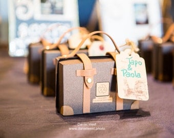 Travel Theme Suitcase Favours