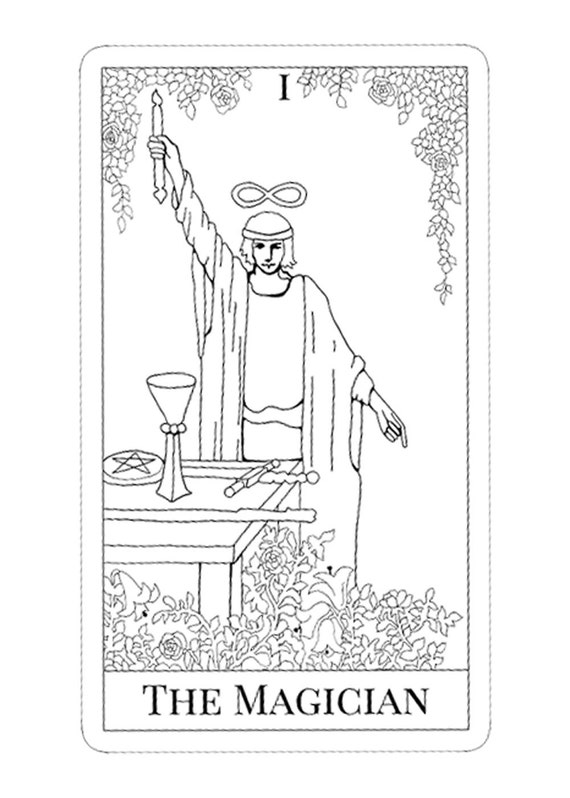 tarot coloring pages - photo #15