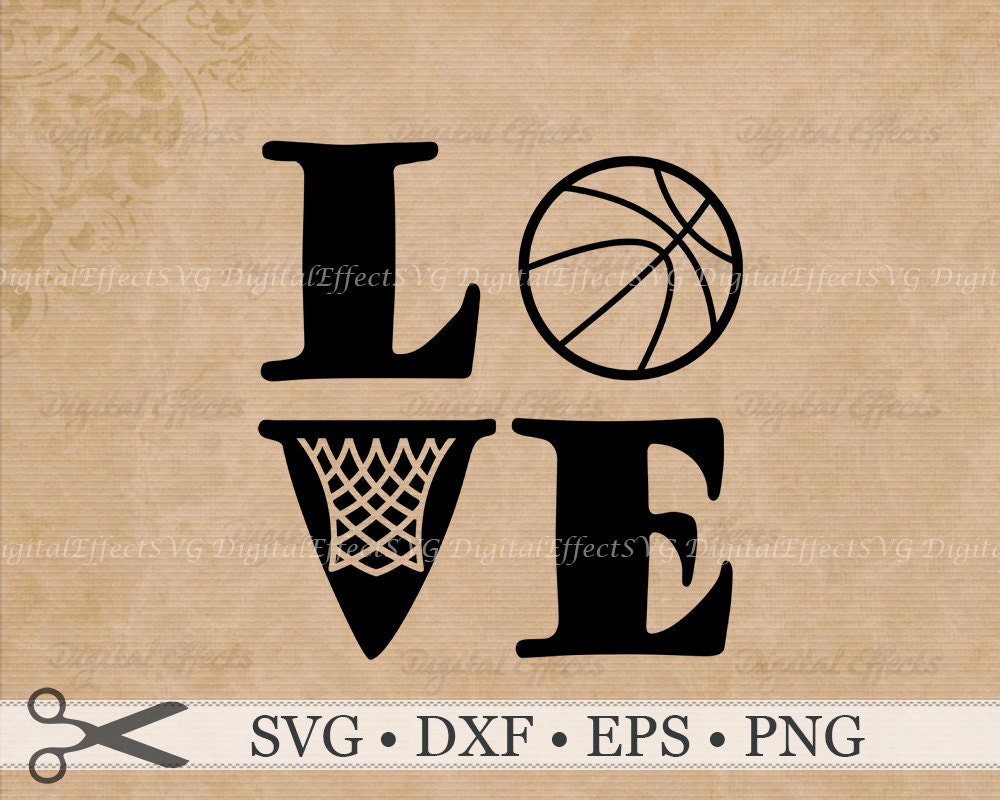 Download BASKETBALL SVG Dxf Eps Png Files Love Basketball SVG