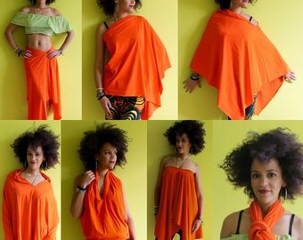 Custom Made Convertible Travel Top, 7 Different Ways Styles | Women's Travel Clothing | Convertible Clothing | Convertible Tunic