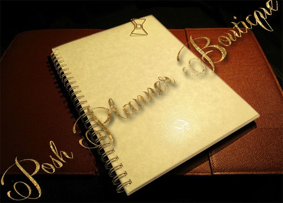 Louis Vuitton Desk Agenda Notebook Refill with Gold-gilded