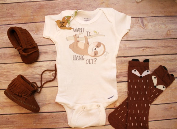 baby boy sloth clothes