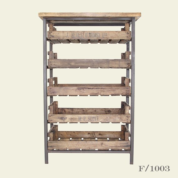 Vintage Industrial Bakers Rack by VintageMattersUK on Etsy