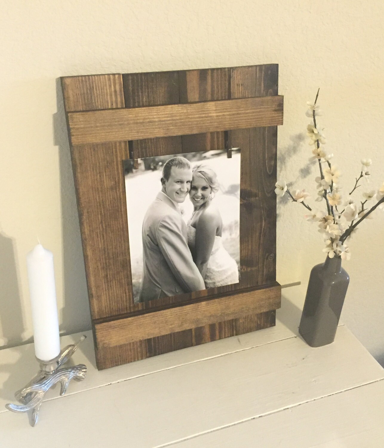 Rustic 8x10 Picture Frame Rustic Wedding Décor Rustic Home