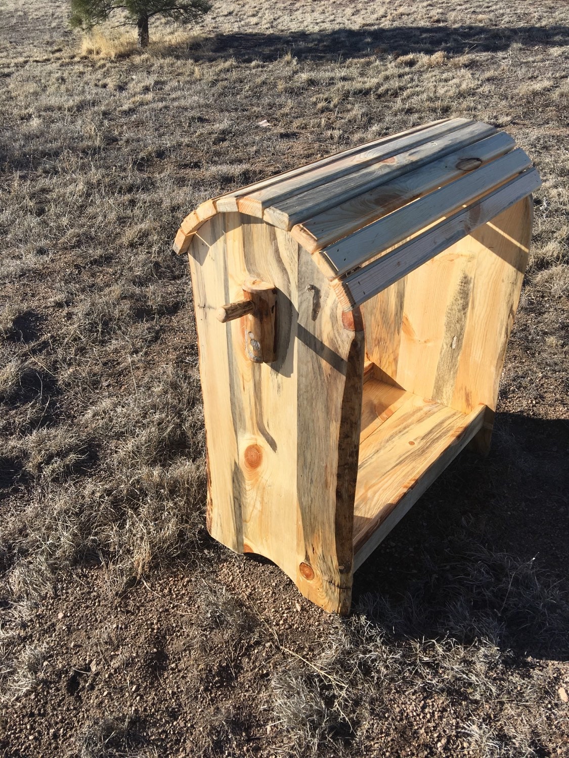 Custom saddle rack by CORusticCreations on Etsy