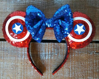 Avengers - Captain America Inspired Ears