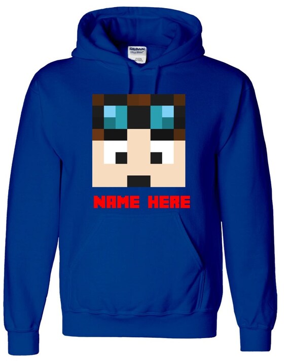 DANtdm DAN TDM Adults HOODY personalised by PLANETWALLARTShop