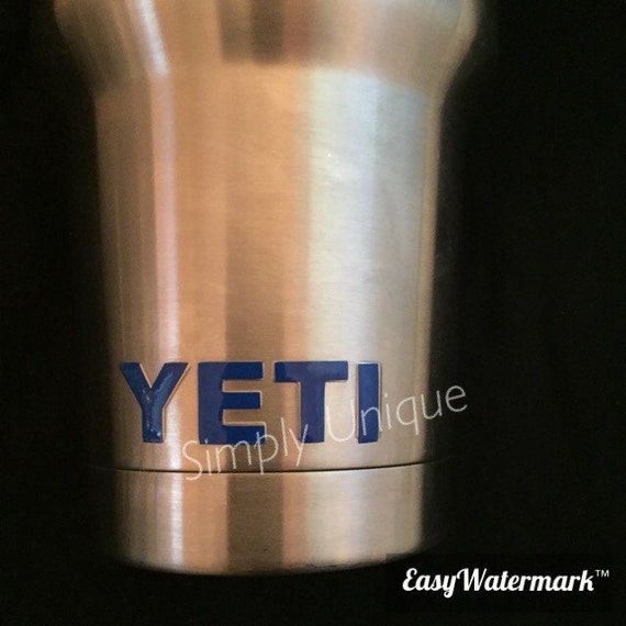Yeti Decal Yeti Yeti label Yeti name decal Yeti lid decal