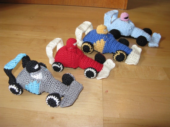 Items similar to Race car for amigurumi and toy on Etsy