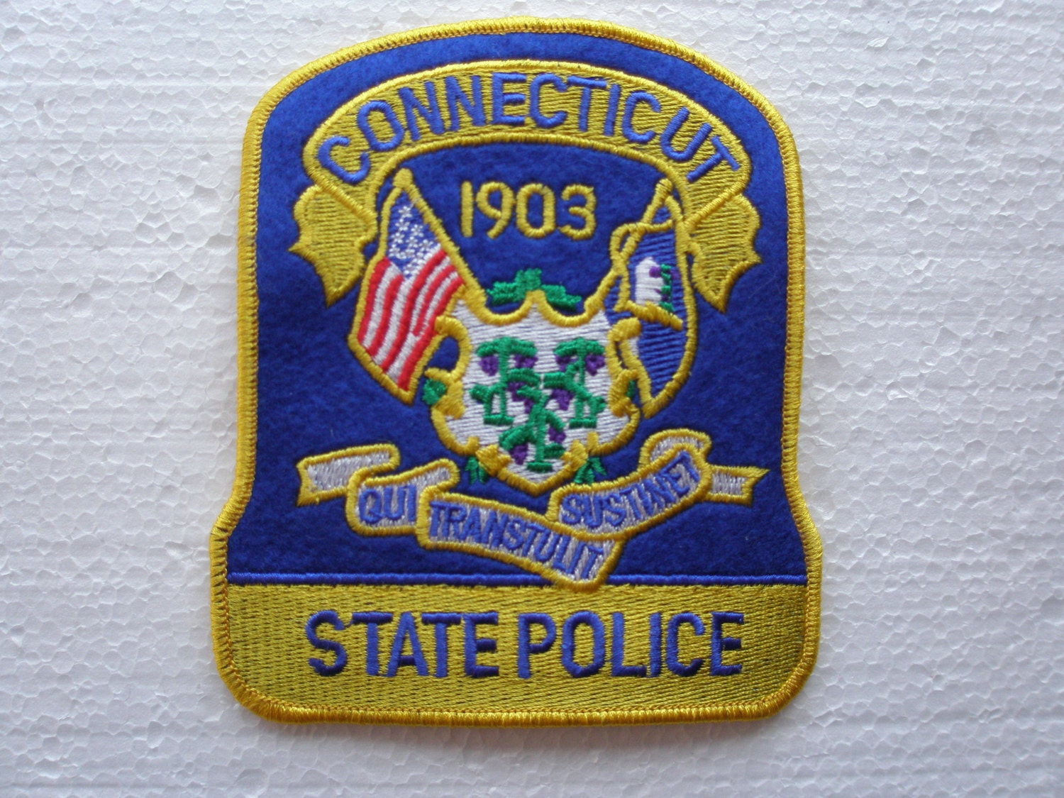 CONNECTICUT STATE POLICE large patch by AmericanBlackEagle