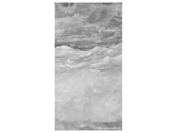 sea, ocean, aqua, wave, water, fine art, black and white photography, wild, Ocean Water Print, wall art, Ocean Waves, panoramic, 039