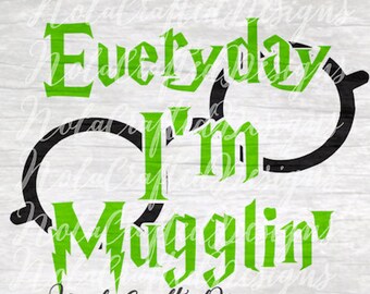 Harry Potter Svg - Muggle Svg - Baby Svg - Baby Harry Potter Svg - Dxf, Png, Cutfile for Silhouette or Cricut