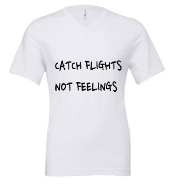 Download Items similar to Catch flights, not feelings on Etsy