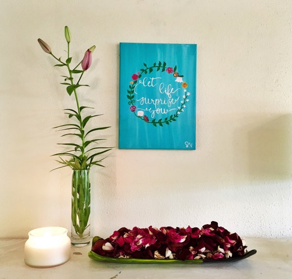 You Are Loved Quote Canvas Painting by MuseArtwork on Etsy