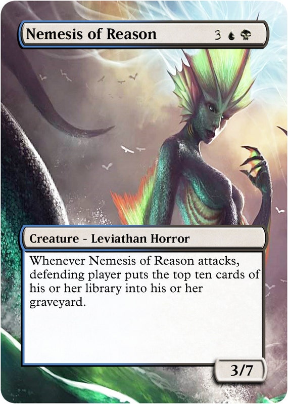 Nemesis of Reason Custom Art Foil or Non Foil by