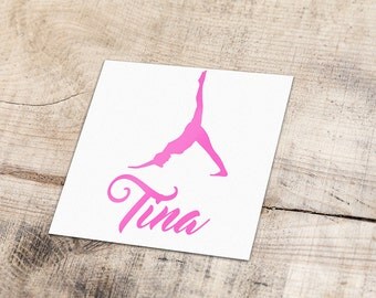 2-Pack Om Yoga Sticker Decals For Phone, Laptop, Water Bottle - Die-Cut Vinyl, 1x1 Inch
